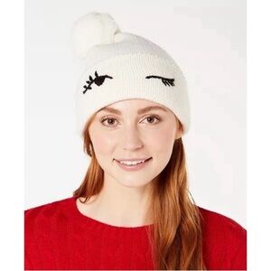 Kate Spade winter knit hat wink